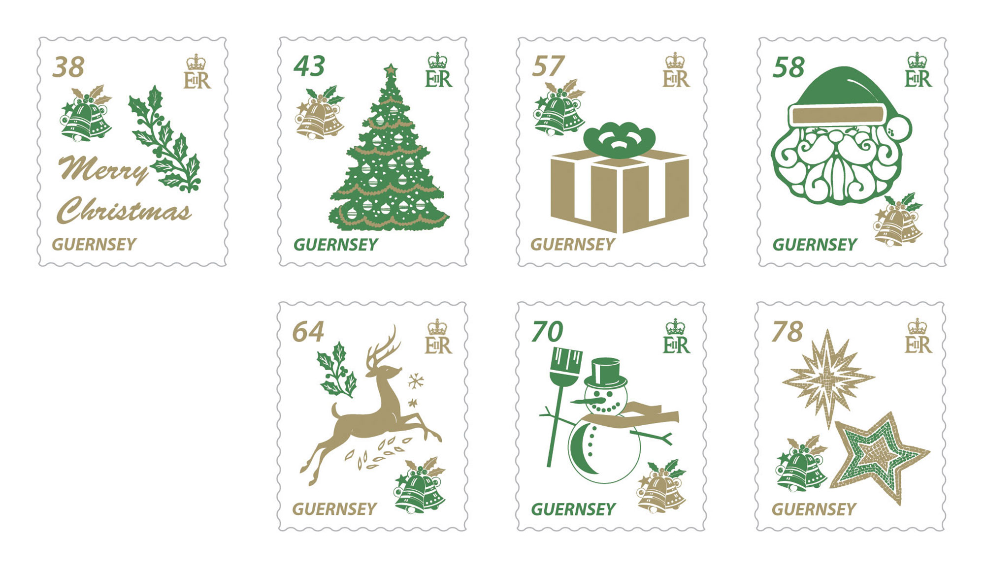 Set of 7 Stamps